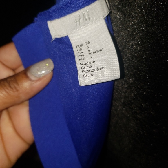 Blue Cocktail Dress - Picture 3 of 6